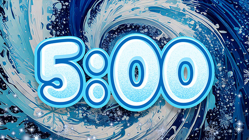 Snow Spiral Countdown